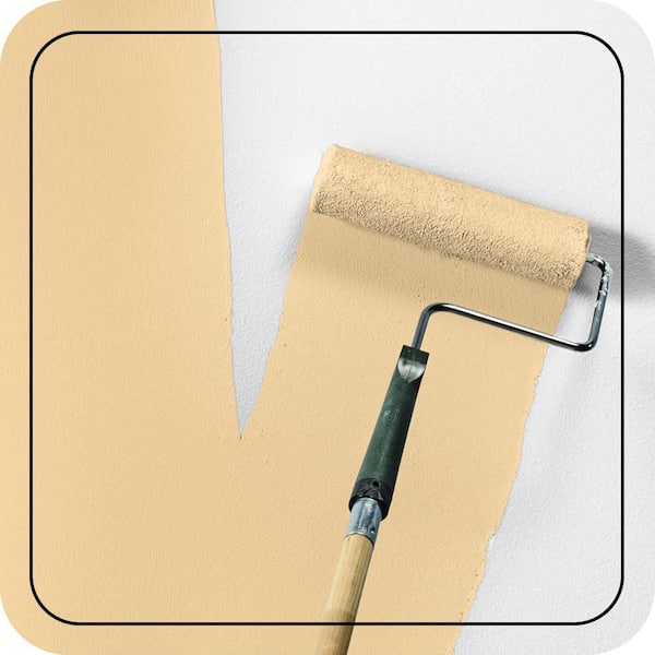 1 gal. #M290-3 Corn Stalk Ceiling Flat Interior Paint & Primer