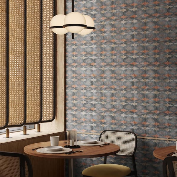 Paula Purroy Catalan Aztec Blue 5.11 in. x 5.11 in. Matte Ceramic Wall Tile (6.02 sq. ft./Case)