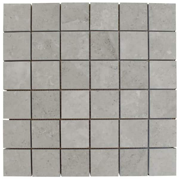 Ivy Hill Tile Iris Fumo 4 in. x 0.41 in. Matte Porcelain Floor and Wall ...