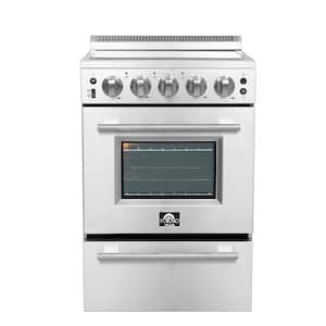 Thor Kitchen 30 in. 4.55 cu. ft. Single Oven Electric Range with Convection  in Stainless Steel HRE3001 - The Home Depot
