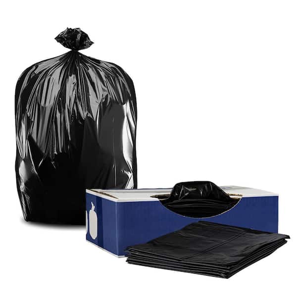 50 Piece Clear 36" X 52" 1.5mil Strong USA Made 55 Gallon Recycle Garbage Bag 