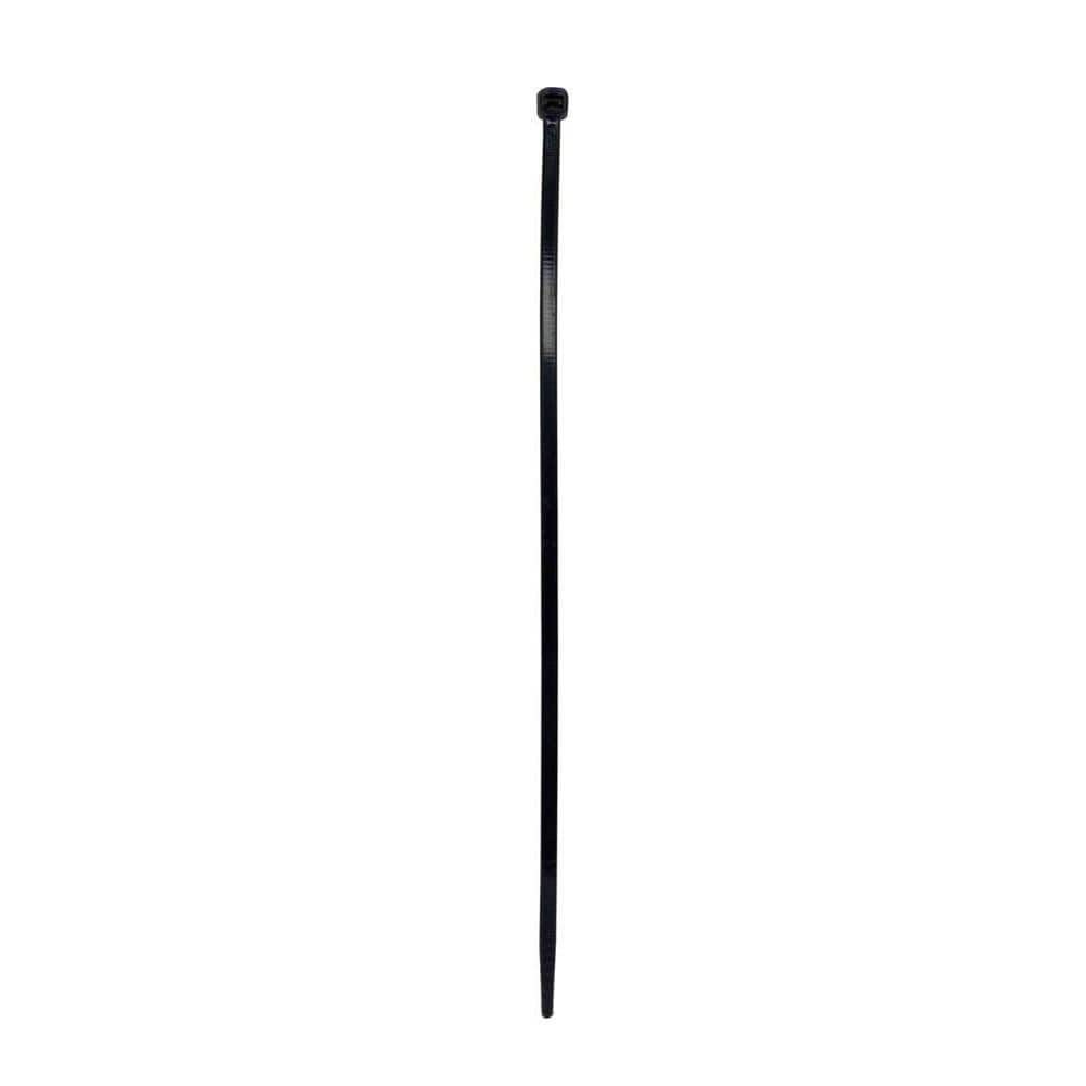 8 in. Nylon Cable Ties, Black (100-Piece)