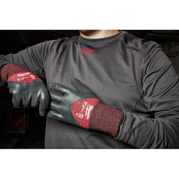 Milwaukee X-Large Red Latex Level 3 Cut Resistant Insulated Winter