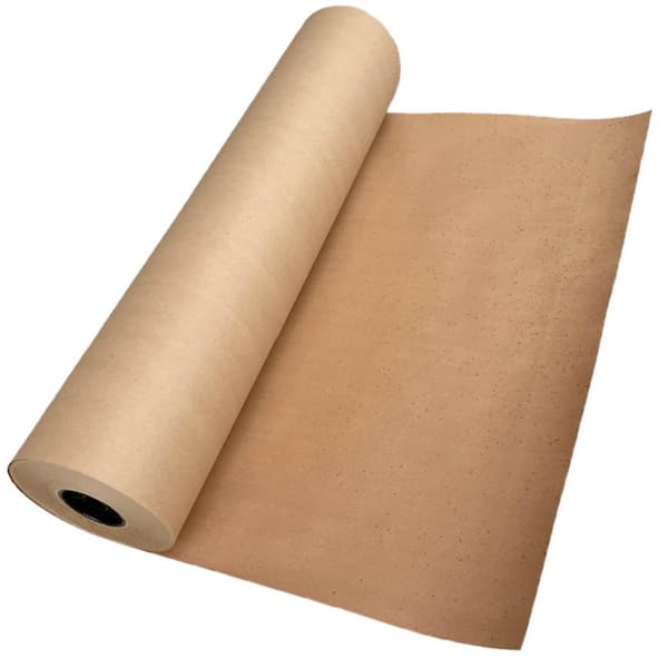 4 ft. W x 100 ft. L Heavy Duty Biodegradable Landscape Paper Fabric Garden Bed Grass Paper Weed Barrier Control