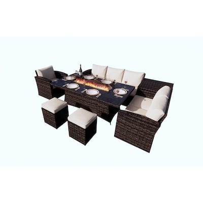 Fire Pit Patio Sets Outdoor Lounge, Home Depot Fire Pit Set Clearance