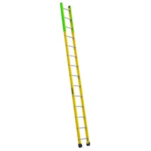 14 ft. Fiberglass Manhole Straight Ladder, ANSI, Type IAA, 375 lbs. Load Capacity