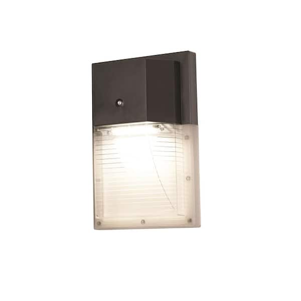 AFX LED Security 1-Light Black Outdoor Wall Sconce