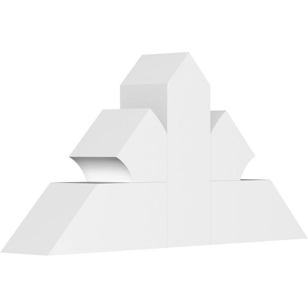 36 in. W x 18 in. H x 6 in. D x 6 in. F, 12/12 Pitch, Richland Signature Urethane Gable Bracket, Primed Tan price history on PriceWatchPro