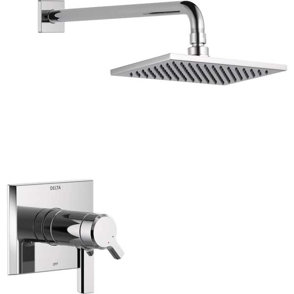 Delta Pivotal TempAssure 1-Handle Wall-Mount Shower Trim Kit in Chrome (Valve Not Included)