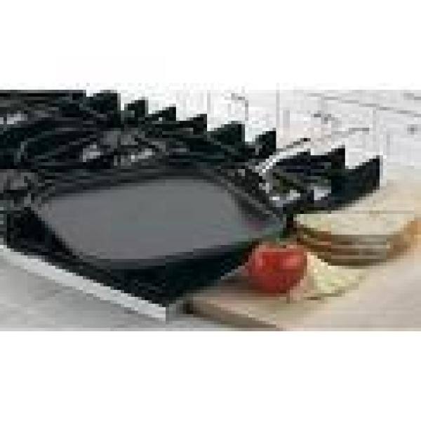 Cooks Standard 11 in. Hard-Anodized Aluminum Nonstick Griddle in Black  02539 - The Home Depot