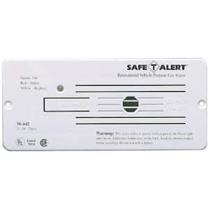 30 Series 12-Volt Safe-T-Alert Flush Mount RV Propane/LP Gas Alarm in White
