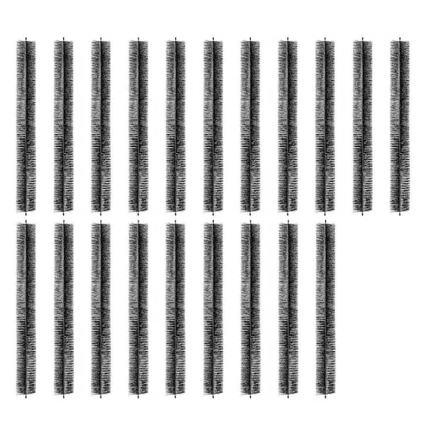 20 Pack Gutter Leaf Guard Brush - 4.33 in. Diameter, 60FT Total for 5-in. Gutters