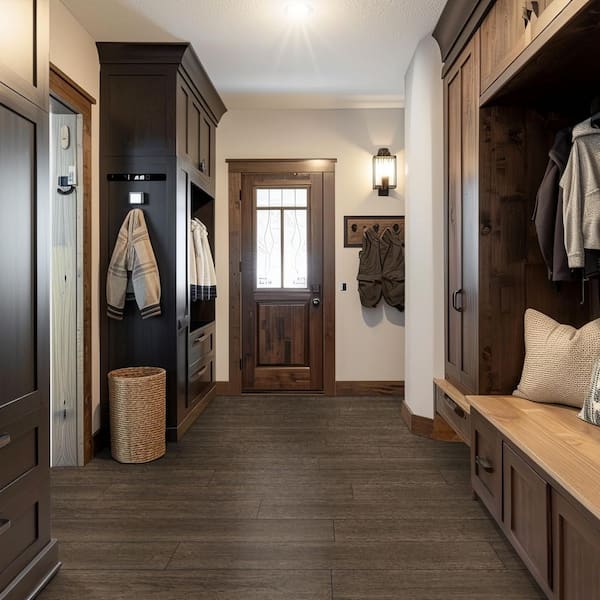 Black Hills Hickory 1/4 in. T x 6.5 in. W Click Lock Engineered Hardwood Flooring (21.67 sq. ft./case)