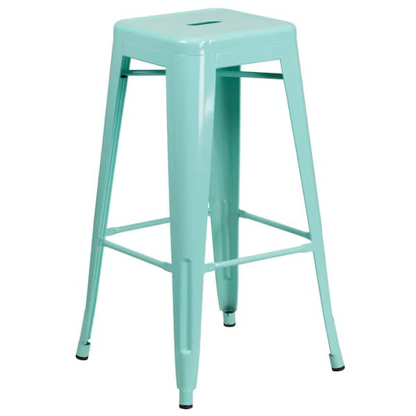 mint green bar stools