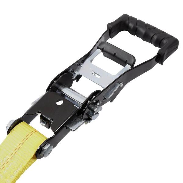 Traveller 2 in. x 8 ft. Ratchet Tie-Down Strap with Snap Hook, FH9920