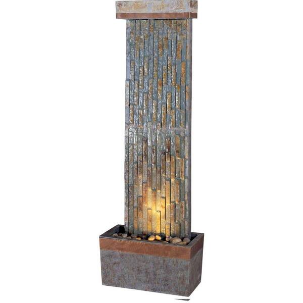 Kenroy Home Tacora Lighted Indoor and Outdoor 48 in. Floor Fountain-DISCONTINUED