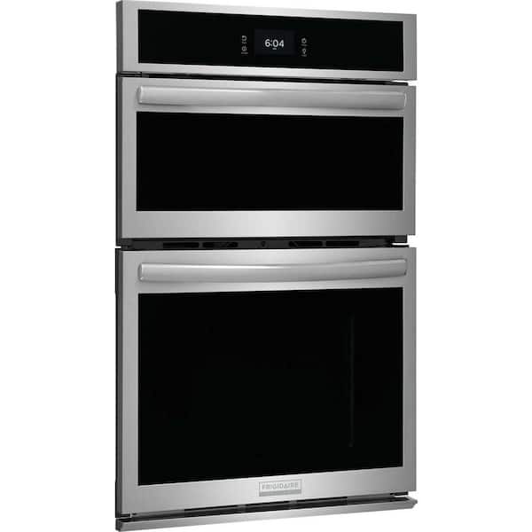 Gallery 27 in. Electric Built-In Wall Oven and Microwave Combination w/ Total Convection, Smudge-Proof Stainless Steel