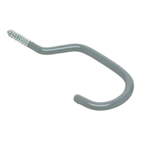 Vinyl Coated Steel Screw In Bicycle Hook 25 lbs