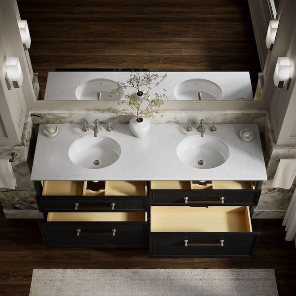KOHLER Artifacts 72 in. Double Sink Bath Vanity Cabinet without