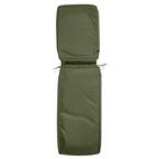 Montlake FadeSafe 23 in. W x 74 in. L x 3 in. Thick Chaise Lounge Cushion Slip Cover in Heather Fern