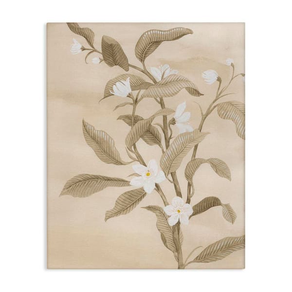 Stupell Industries Neutral White Daffodils by Grace Popp Unframed Nature Graphic Art Print 30 in. x 24 in.