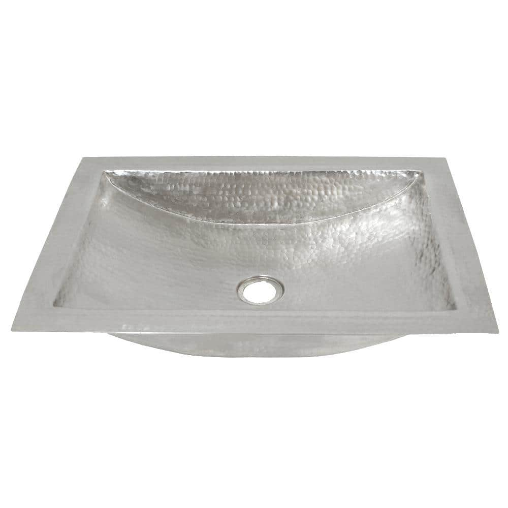 Native Trails 21 In Undermount Bathroom Sink In Brushed Nickel Cps545 The Home Depot