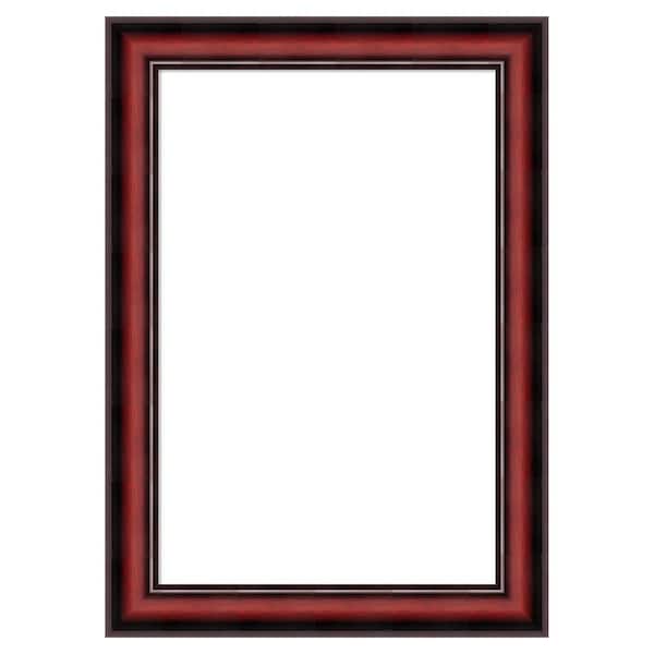 Rubino Cherry Scoop 15 in. x 21 in. Wood Framed Dry Erase Magnetic Memo Board