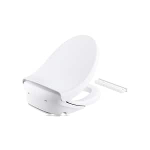 Novita Electric Bidet Seat for Elongated Toilets with Remote Control in White