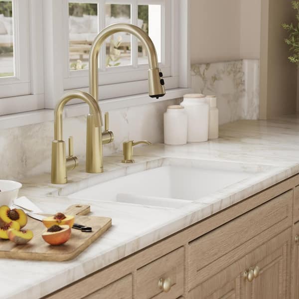 Karran Undermount Quartz Composite 32 in. 60/40 Double Bowl
