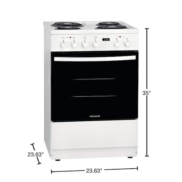 Frigidaire 40-in Self-Cleaning Electric Range (White) at