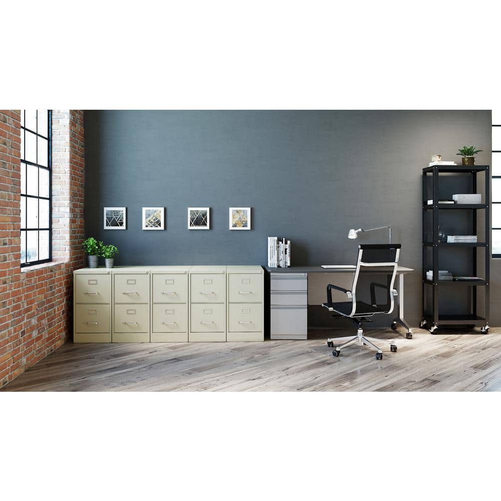 Putty 28" Vertical 2-Drawer Lockable File Cabinet