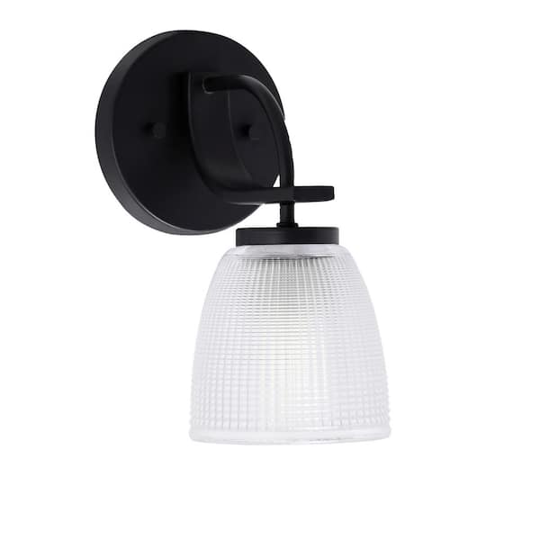 Unbranded Olympia 1-Light Matte Black Wall Sconce