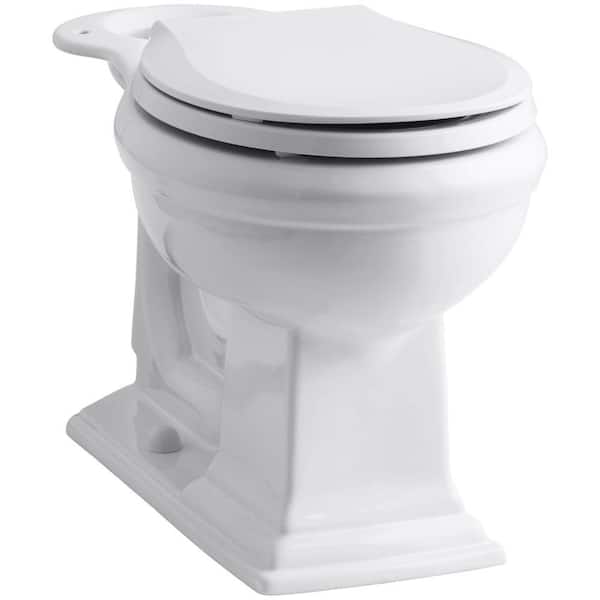 Memoirs Comfort Height Round Front Toilet Bowl Only in White