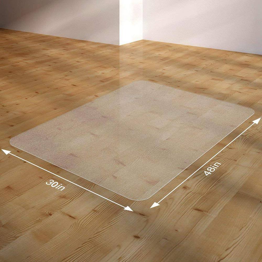 Clear PVC Low Pile Carpet Office Chair Mat