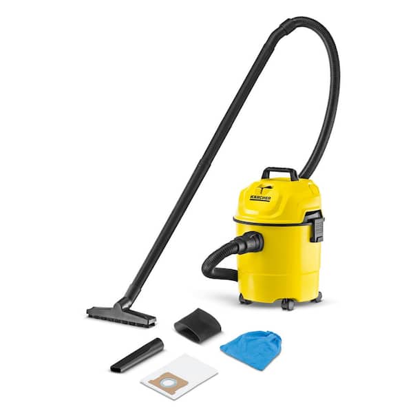 WD 1,4-Gallon Wet-Dry Shop Vacuum Cleaner with Floor Nozzle, Crevice Nozzle, Blower Feature & Compact Design, 900W