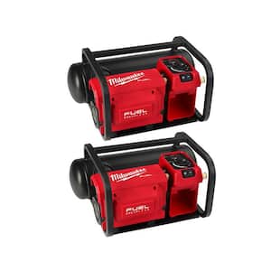 M18 FUEL 18-Volt Lithium-Ion Brushless Cordless 2 Gal. Electric Compact Quiet Compressor (2-Tool)