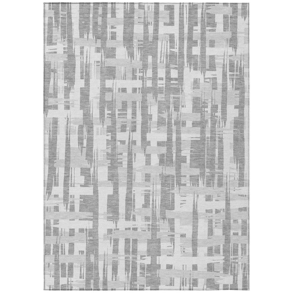 Chantille Machine Washable Indoor/Outdoor Abstract ACN1849 Gray 10 ft. x 14 ft. Accent Rug price history on PriceWatchPro