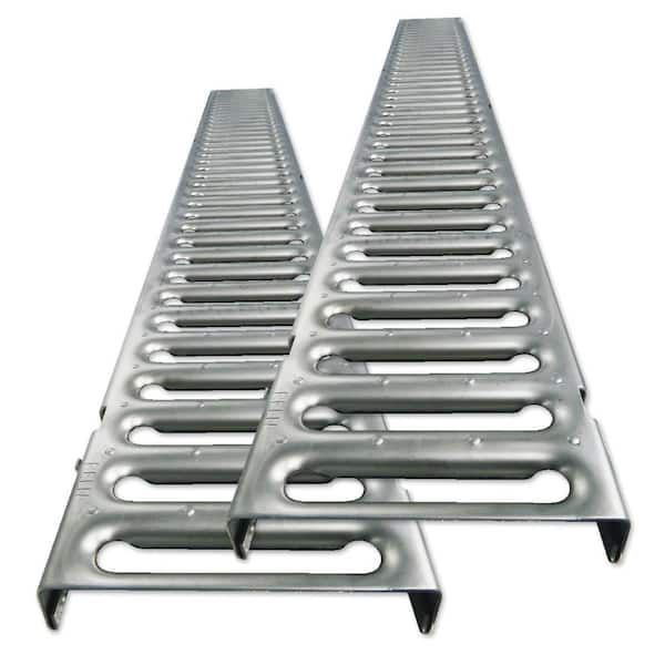 Storm Drain 4.75 in. x 39.25 in. Channel Drain Replacement Galvanized Grate (2-Pack)