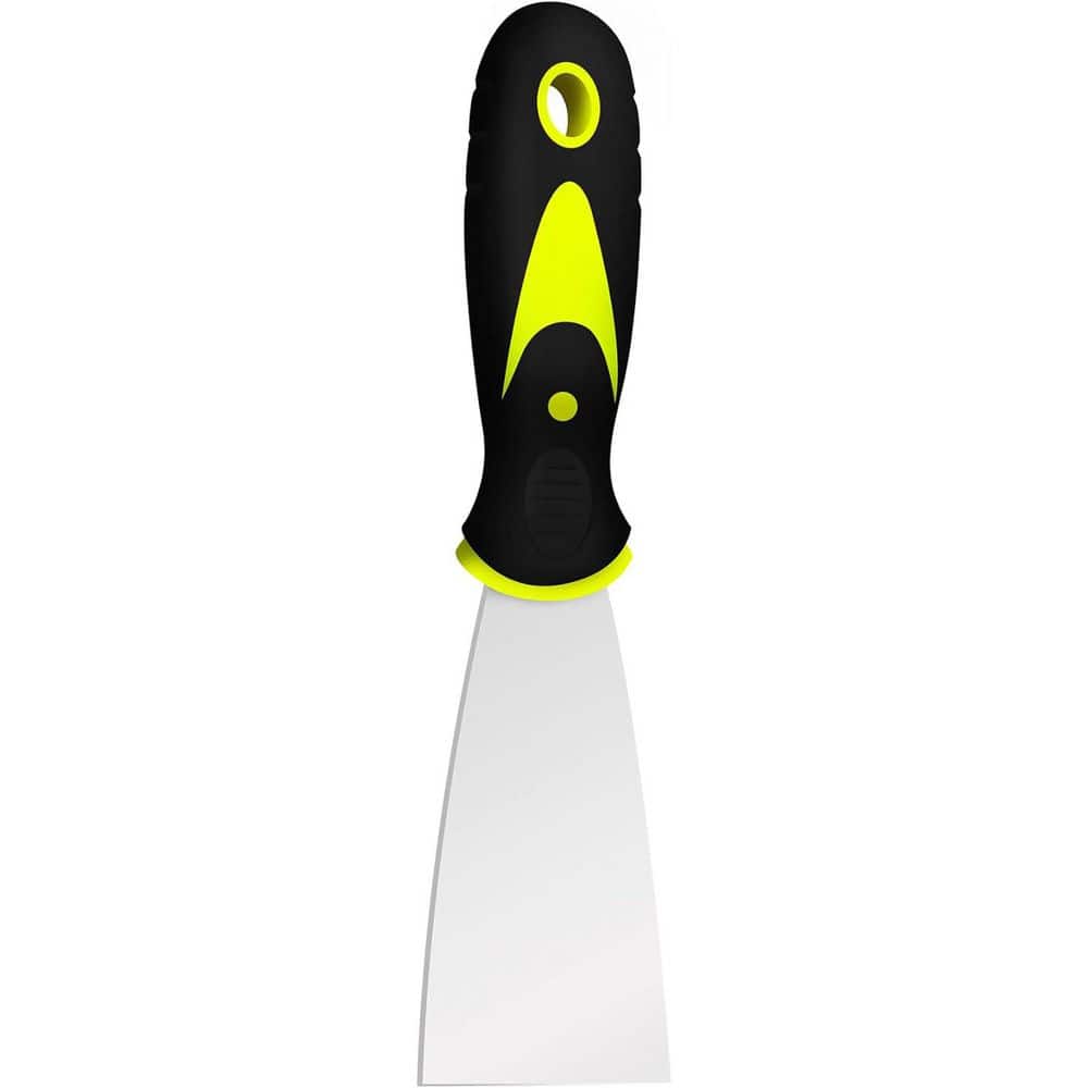1.5 in. Stainless Steel Putty Knife Scraper with Ergonomic Handle for Drywall Finishing, Plaster, Decals, Wallpaper price history on PriceWatchPro