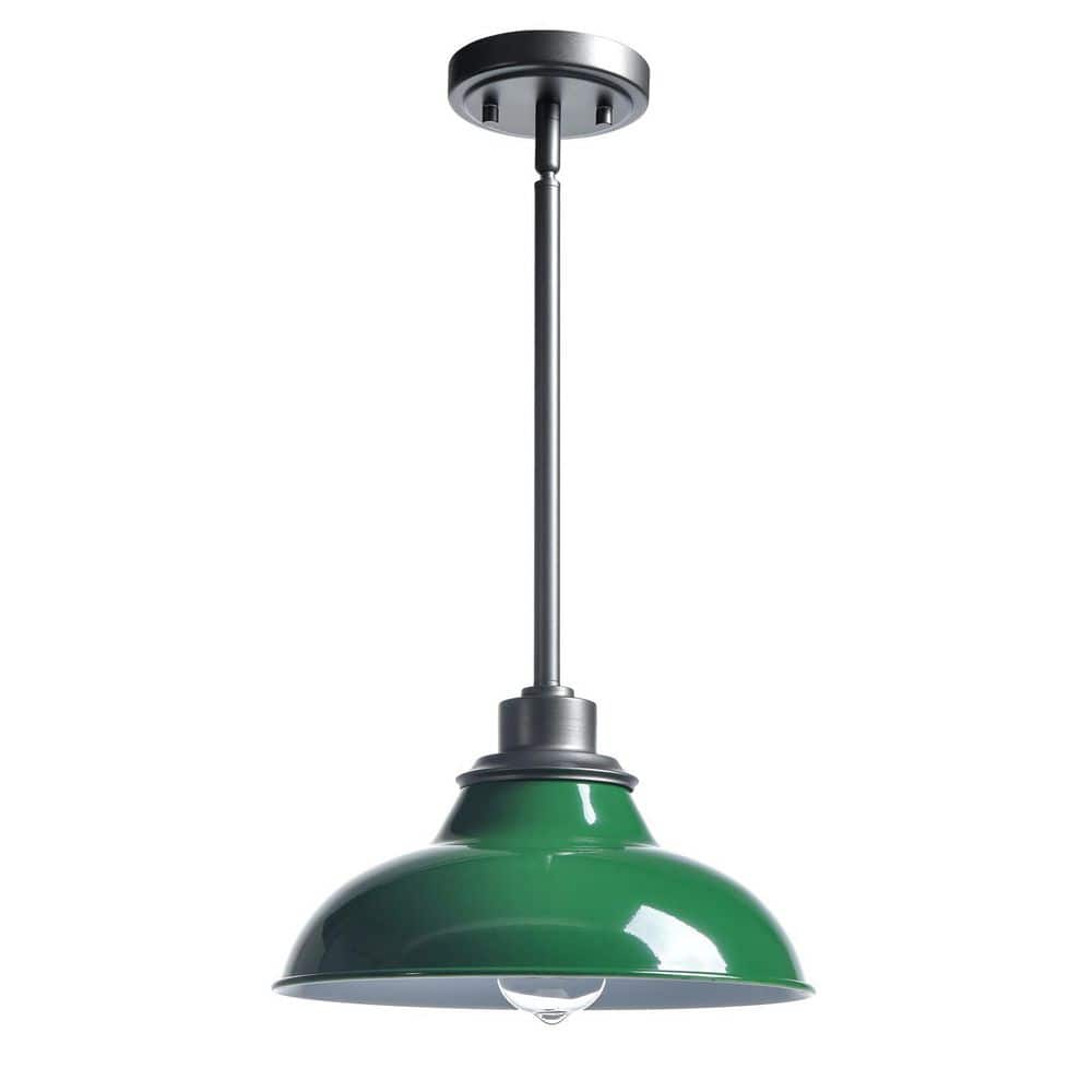CLAXY Green Pendant Light Fixture Dome Kitchen Islands Hanging
