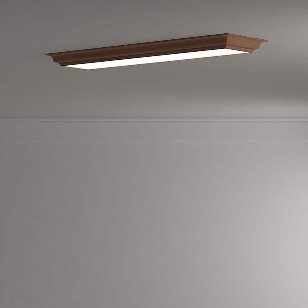 Cambridge Oak LED Semi Flush Mount Light