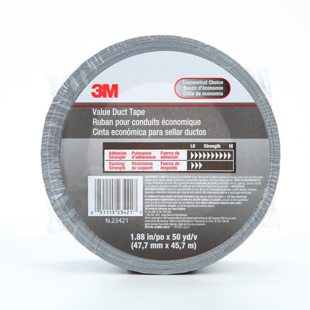 3M 1.88 in. x 60 yds. Utility Duct Tape (2-Rolls/Pack) 1960-2PK - The Home  Depot