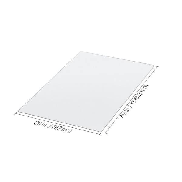 Chair Mat, 30 x 48 in. Transparent Office Chair Mat for Hard Floors, Floor Protector for Rolling Chair Indoor