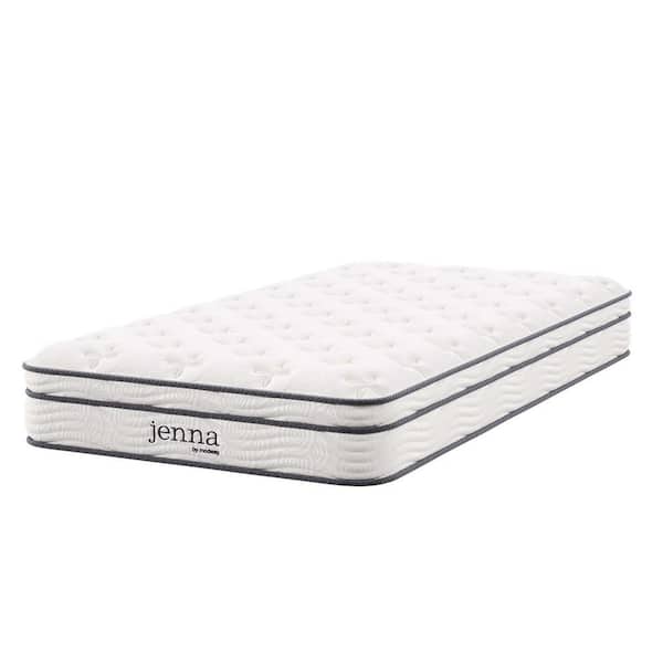 MODWAY Jenna 8in. Medium Innerspring Pillow Top Twin Mattress MOD