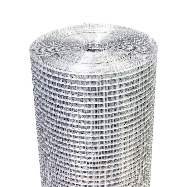 Kahomvis 5 ft. x 100 ft. x 1/2 in. 19-Gauge Galvanized Low Carbon Steel  Hardware Chicken Fence Mesh Roll Chicken Wire Sheng-LKW1-36 - The Home Depot