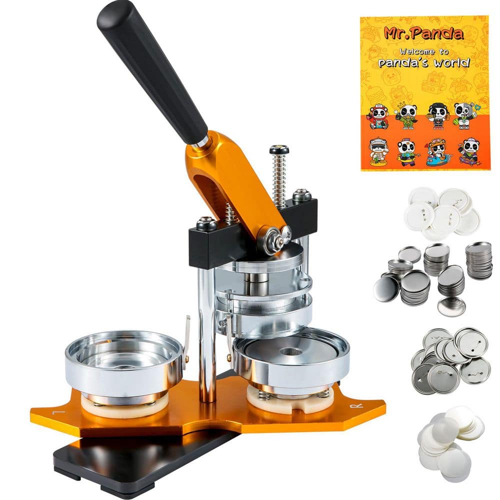 Button Maker Machine, 75 mm (3 in.) Badge Punch Press Kit, Children DIY Gifts Pin Maker, Button Making Supplies 500pcs price history on PriceWatchPro