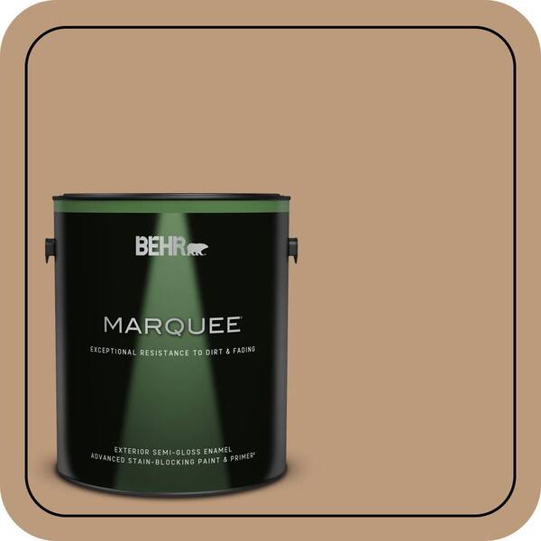 BEHR MARQUEE 1 gal. #MQ2-03 Key to the City Semi-Gloss Enamel Exterior Paint & Primer