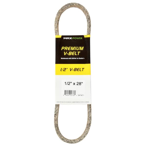 MaxPower 1/2 in. x 28 in. Premium V-Belt 347471 - The Home Depot