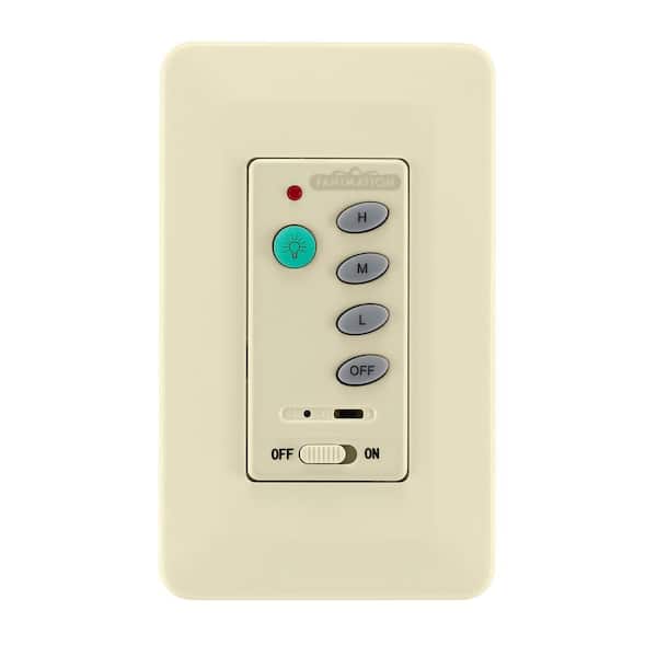 3-Speed Wall Control with Receiver Non-Reversing Switch, Light Almond 3-Speed Wall Control with Receiver Non-Reversing Switch, Light Almond