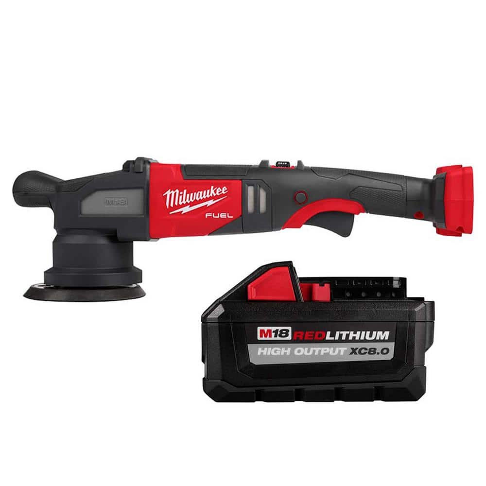 Milwaukee M18 FUEL18V Lithium-Ion Brushless Cordless 15MM DA Polisher ...